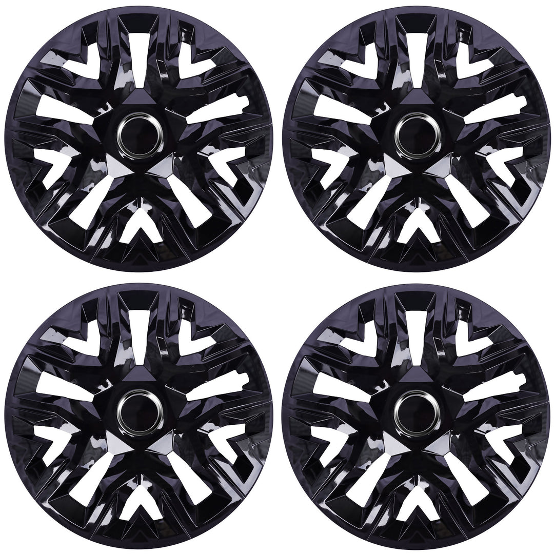 Universal Radkappen 14'' NRM Perfecto schwarz lackiert 4 Stück
