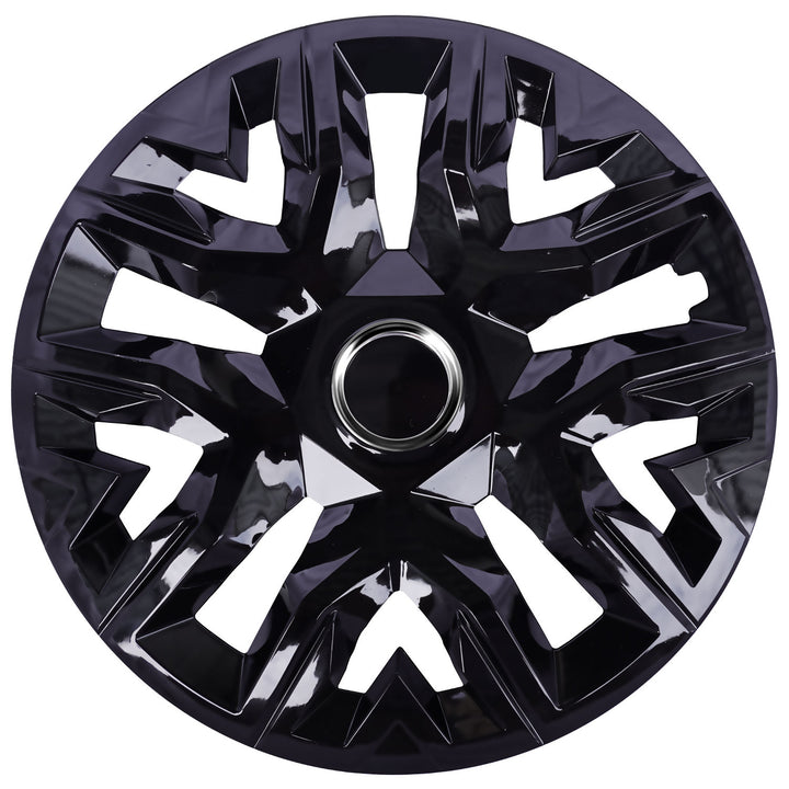 Universal Radkappen 14'' NRM Perfecto schwarz lackiert 4 Stück