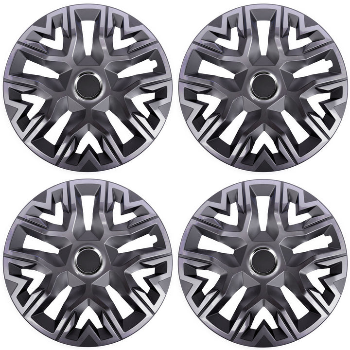 Universal Radkappen 14'' NRM Perfecto graphit lackiert 4 Stück