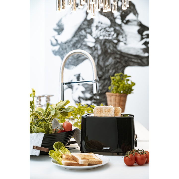 Mesko Toaster 2-Scheiben-Toaster 900W schwarz MS 3220