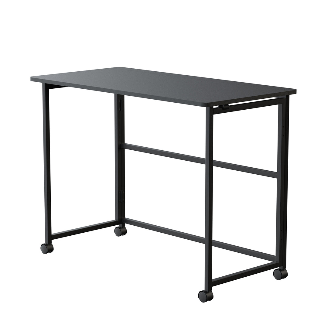 Maclean Klapptisch, schwarz, mobil, Platte 100x50cm, max. 50kg, MC-1250 B