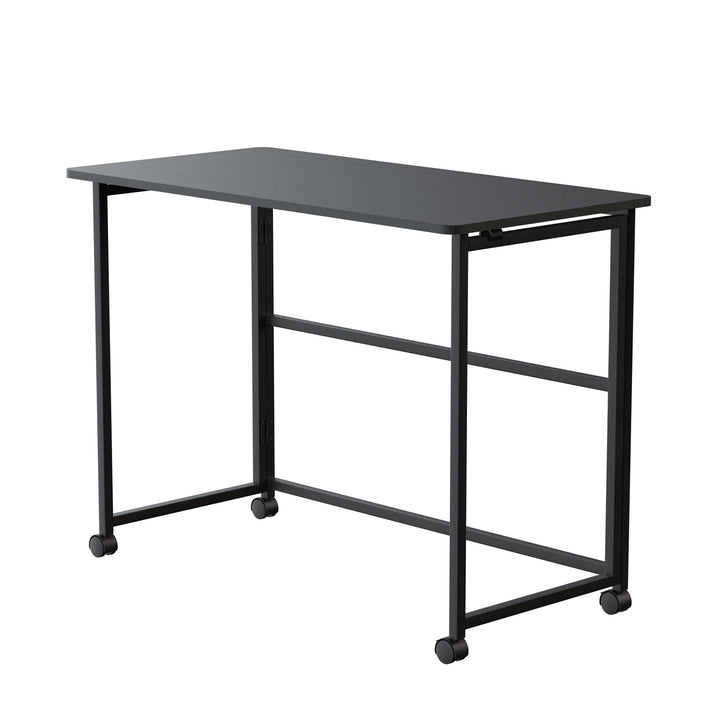 Maclean Klapptisch, schwarz, mobil, Platte 100x50cm, max. 50kg, MC-1250 B