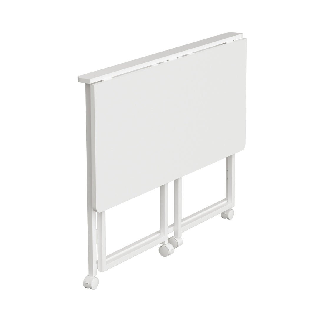 Maclean Klapptisch, weiß, mobil, Platte 100x50cm, max. 50kg, MC-1250 W