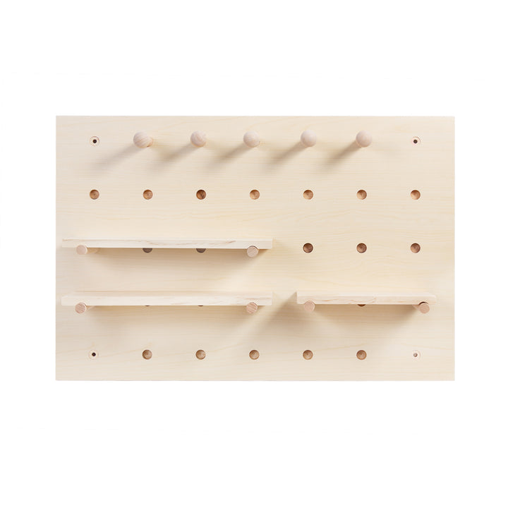Holzbrett-Organizer Maclean, helle Holzfarbe, 40x60 cm, max. 20 kg, MC-130 WD