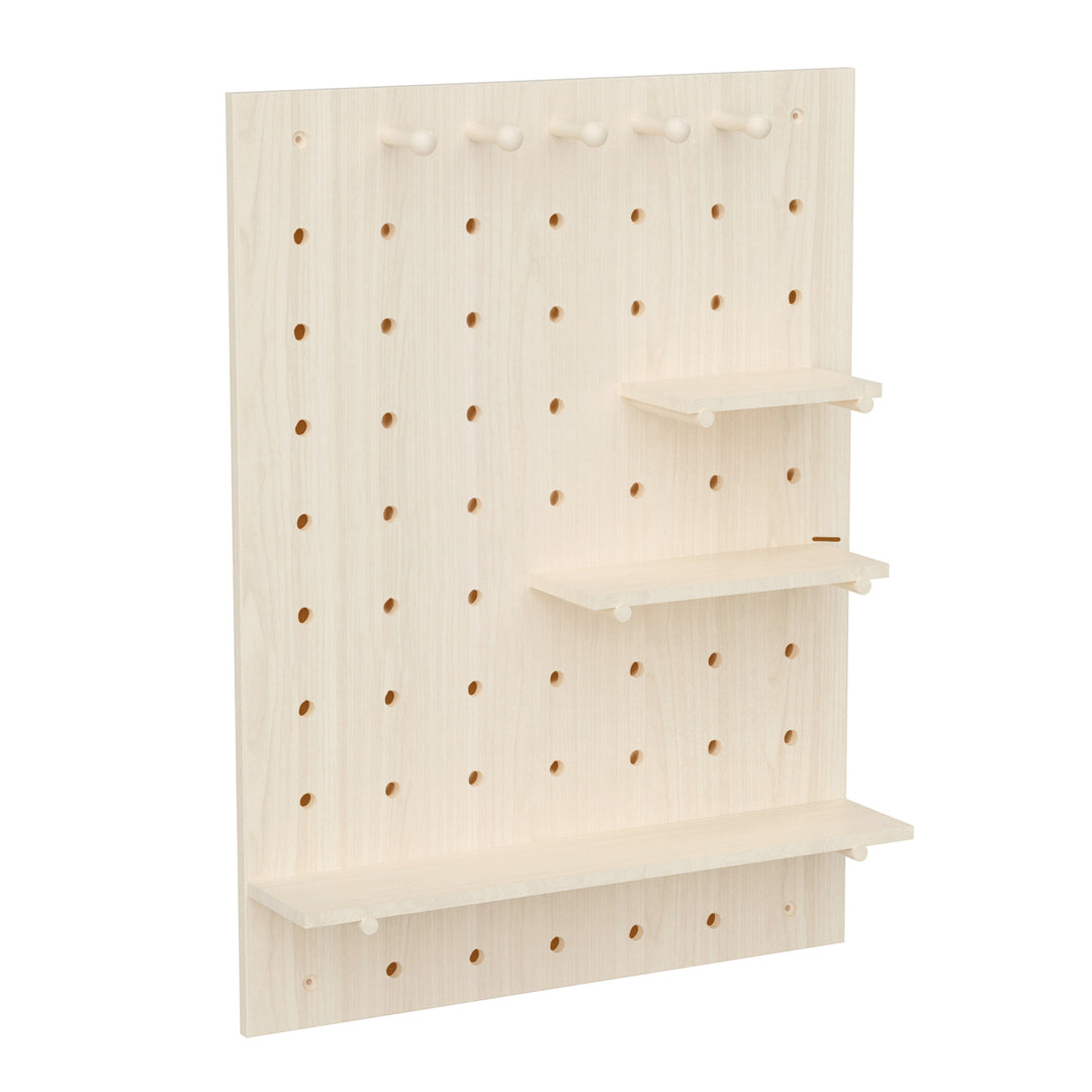Holz-Organizer-Tafel Maclean, Farbe helles Holz, 60 x 80 cm, max. 20 kg, MC-131 WD