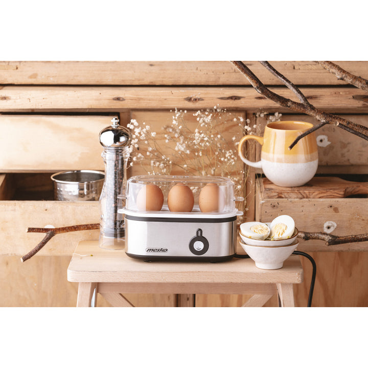 Mesko MS 4485 Eierkocher für 1-3 Eier, 350W, Vorstecher, UK-Stecker