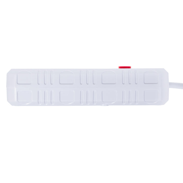 Steckdosenleiste 4 Steckdosen 2500W 3xUSB weiß 1,5m