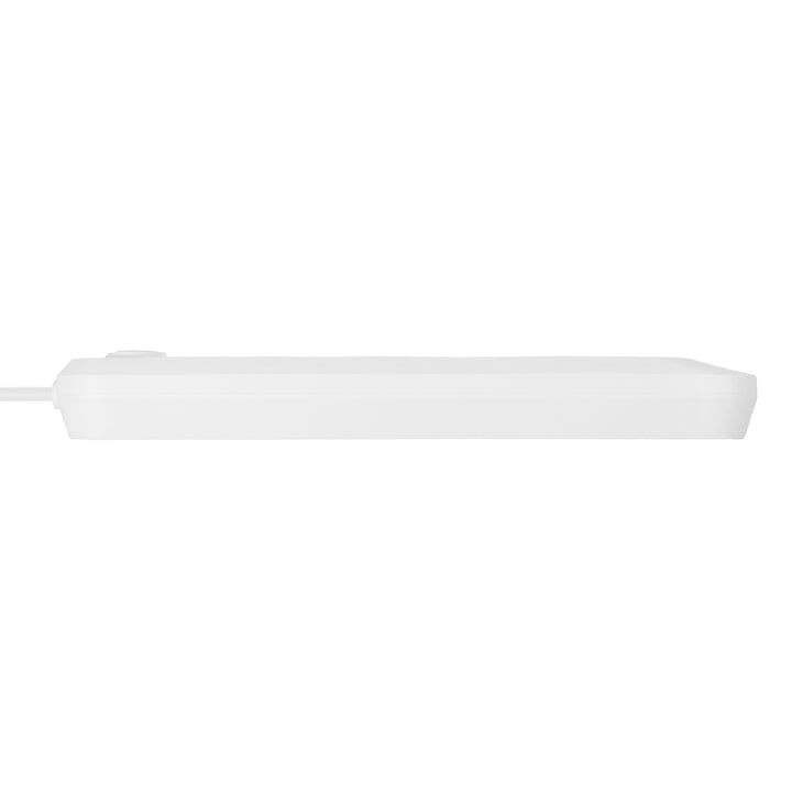 Maclean Steckdosenleiste, 5 Steckdosen-Verlängerungskabel + 3xUSB, 110-240V AC 50/60Hz, 2,1A max 2500W, 1,5m, weiß, MCE395 W