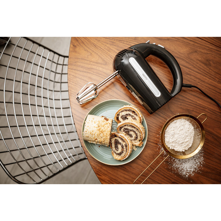 Camry Handmixer, 800 W, 5 Geschwindigkeiten, Turbo-Funktion, schwarz, CR 4218