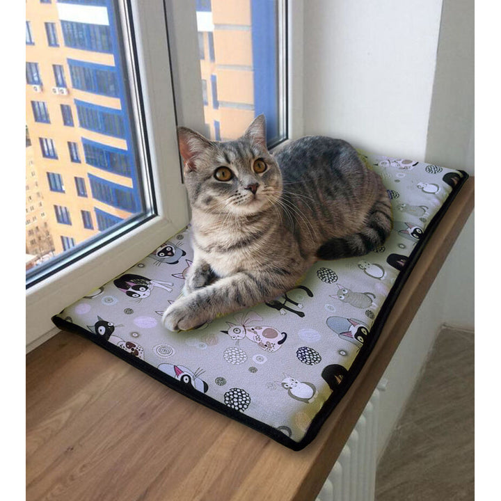 Katzenkissen Bett für Fensterbank 25x55cm Bertoni CATNIP Muster