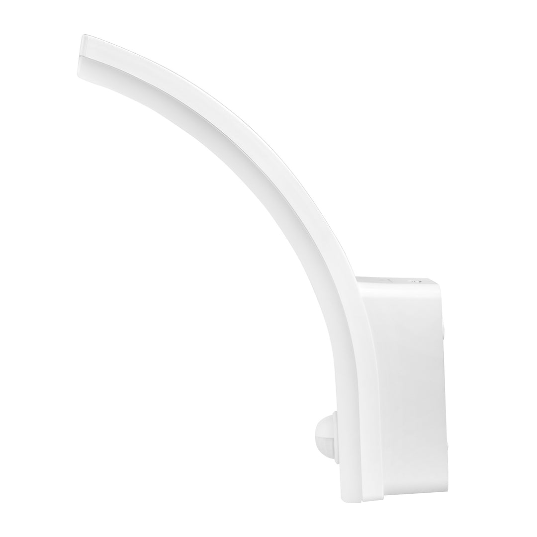 Maclean Bewegungsmelder LED-Lampe, PIR-Bewegungsmelder, weiß, 20W, IP65, 2000lm, neutralweiß (4000K) MCE512 W, 2 Stück