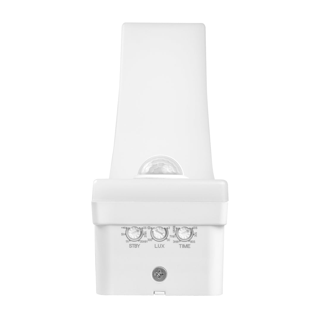 Maclean Bewegungsmelder LED-Lampe, PIR-Bewegungsmelder, weiß, 20W, IP65, 2000lm, neutralweiß (4000K) MCE512 W, 2 Stück