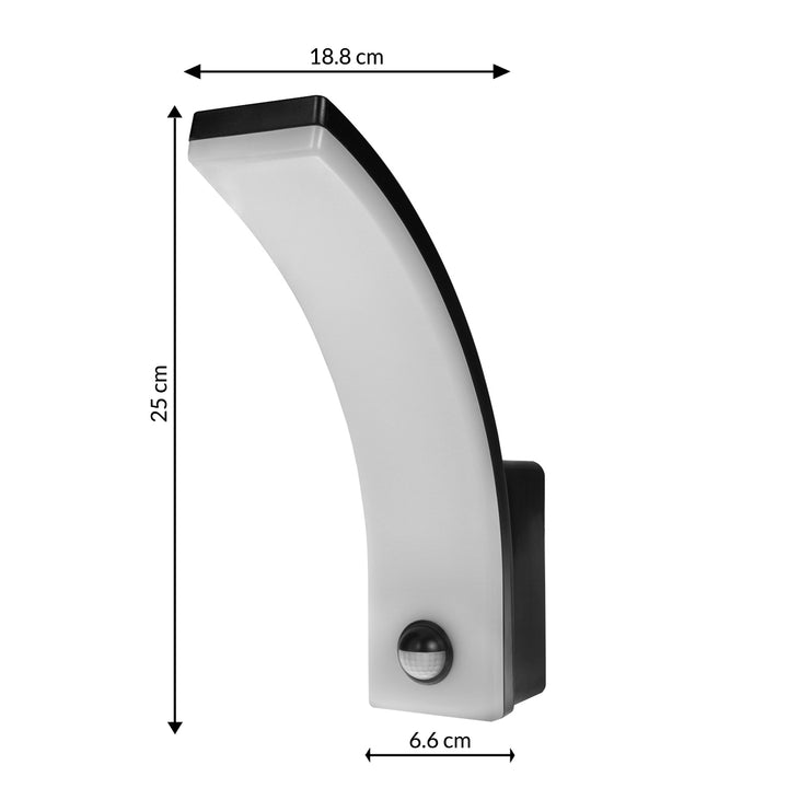 2x LED-Lampe mit Dämmerungssensor 20W IP65 Maclean MCE512