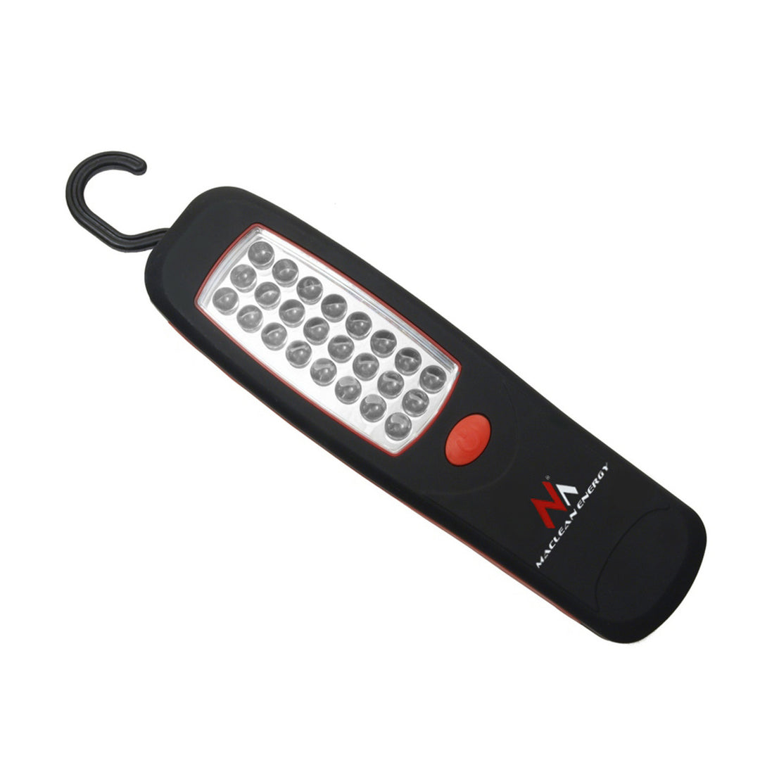 Maclean Werkstattlampe 24 LED, Magnet, Haken, MCE03 2 Stück