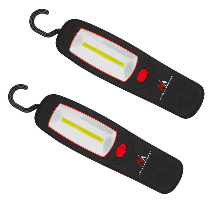 Maclean Werkstattlampe 24 LED, Magnet, Haken, MCE03 2 Stück