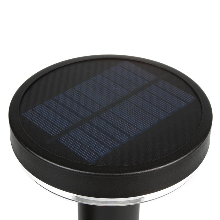 Maclean Solar LED-Leuchte, mit Sensor, 3 Modi, steckbar, Li-ion 18650, IP44, 3,7V, 1200 mAh, Schwarz, MCE465 B, 6 Stück