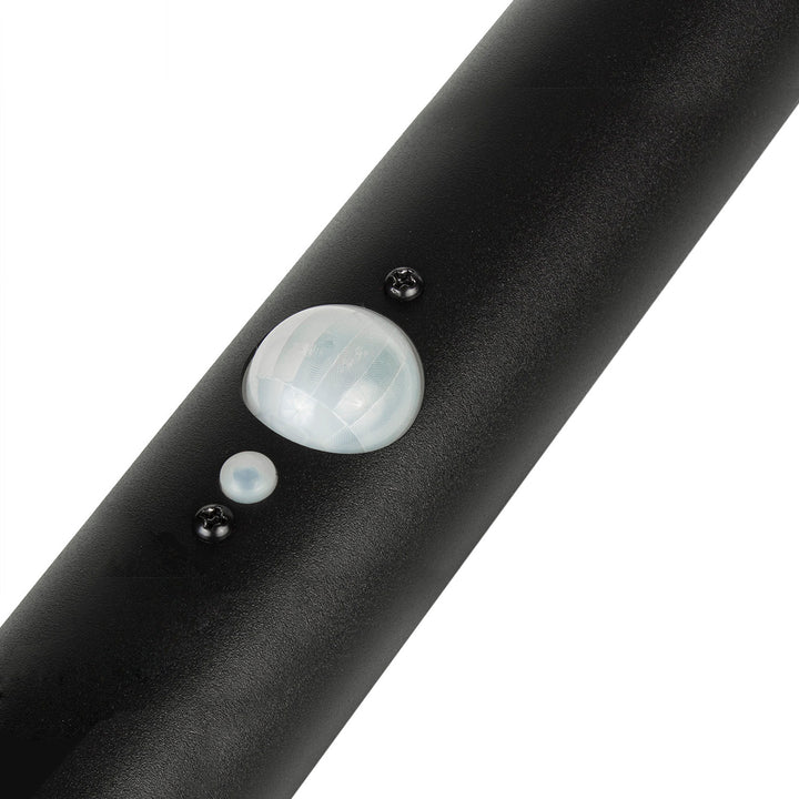 Maclean Solar LED-Leuchte, mit Sensor, 3 Modi, steckbar, Li-ion 18650, IP44, 3,7V, 1200 mAh, Schwarz, MCE465 B, 6 Stück