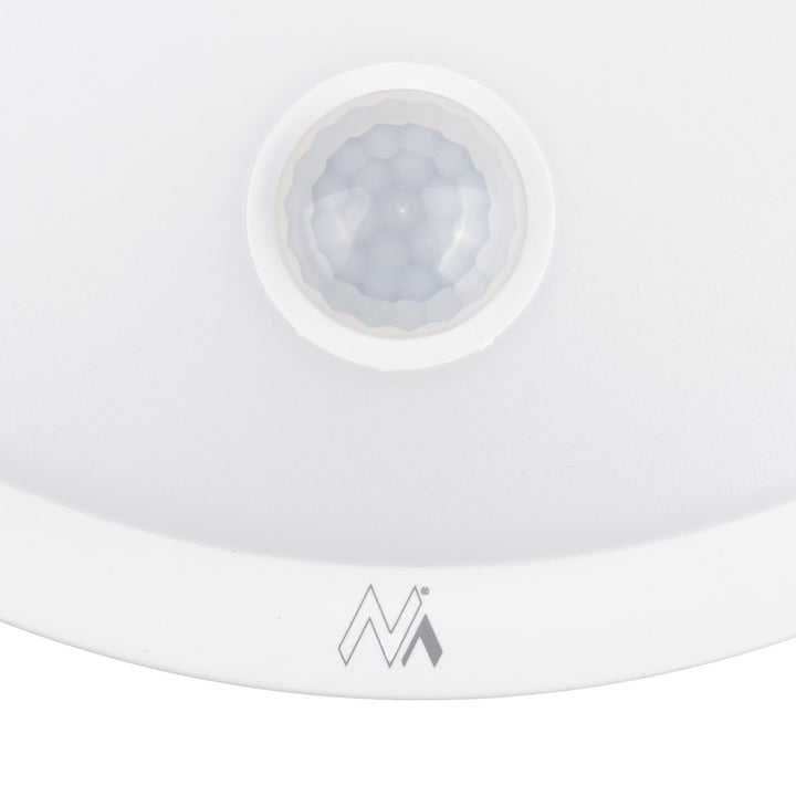 LED-Lampe mit Bewegungssensor Maclean, PIR-Sensor, Farbe Weiß, 10 W, IP65, 1000 lm, neutrale Farbe, MCE525 W