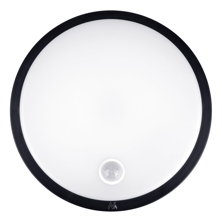 LED-Lampe mit Bewegungssensor Maclean, PIR-Sensor, Farbe Schwarz, 10 W, IP65, 1000 lm, neutrale Farbe, MCE525 B