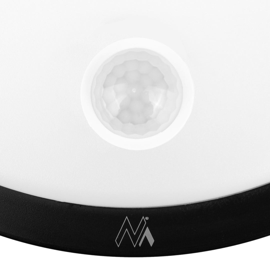 LED-Lampe mit Bewegungssensor Maclean, PIR-Sensor, Farbe Schwarz, 10 W, IP65, 1000 lm, neutrale Farbe, MCE525 B