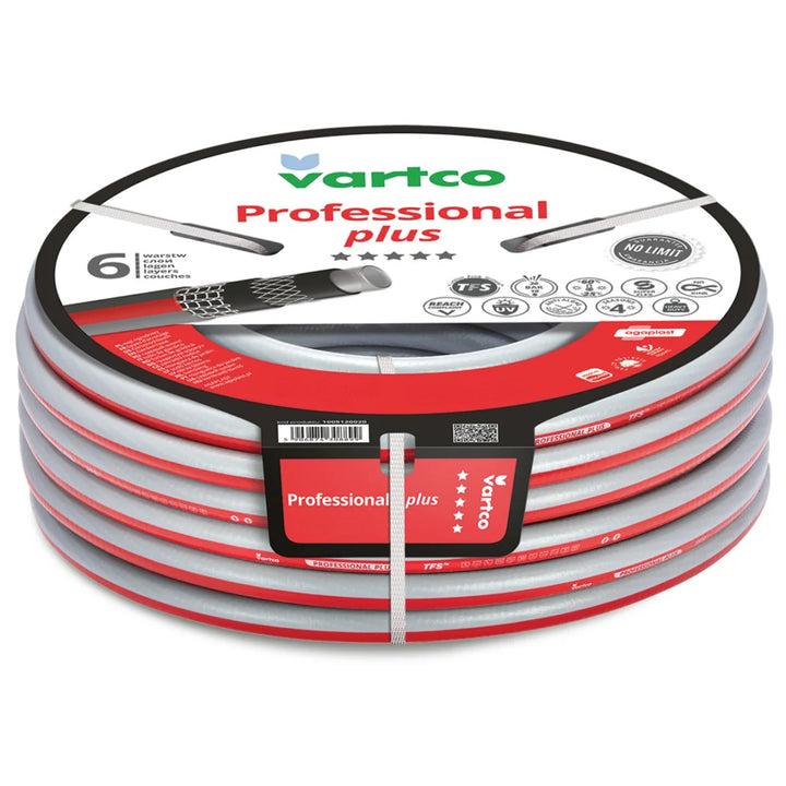 Vartco Professional Plus 1" 50m 6-lagiger Gartenschlauch