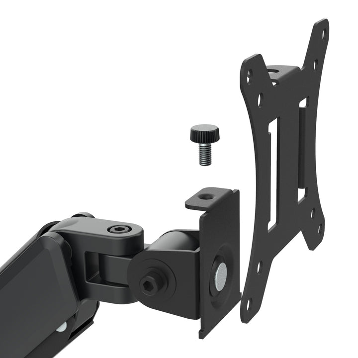 Halterung für 2 Maclean-Monitore, Gasfeder, 17"-32", 2-10kg, schwarz, MC-134