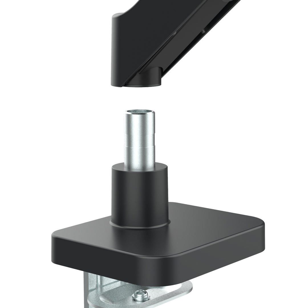 Halterung für 2 Maclean-Monitore, Gasfeder, 17"-32", 2-10kg, schwarz, MC-134