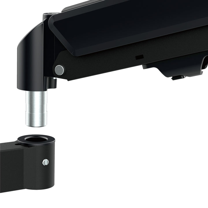 Halterung für 2 Maclean-Monitore, Gasfeder, 17"-32", 2-10kg, schwarz, MC-136