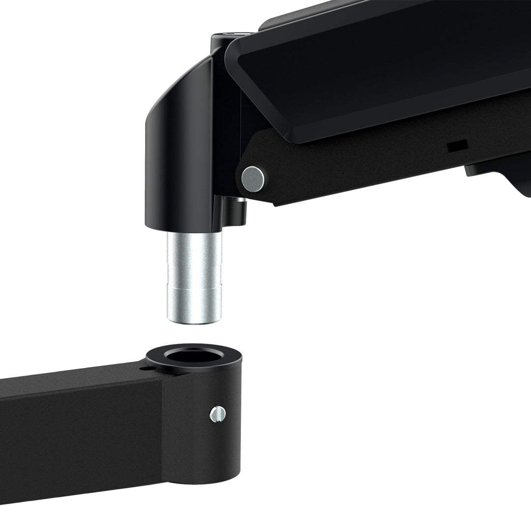 Halterung für 3 Maclean-Monitore, Gasfeder, 17"-27", 2-8kg, schwarz, MC-137
