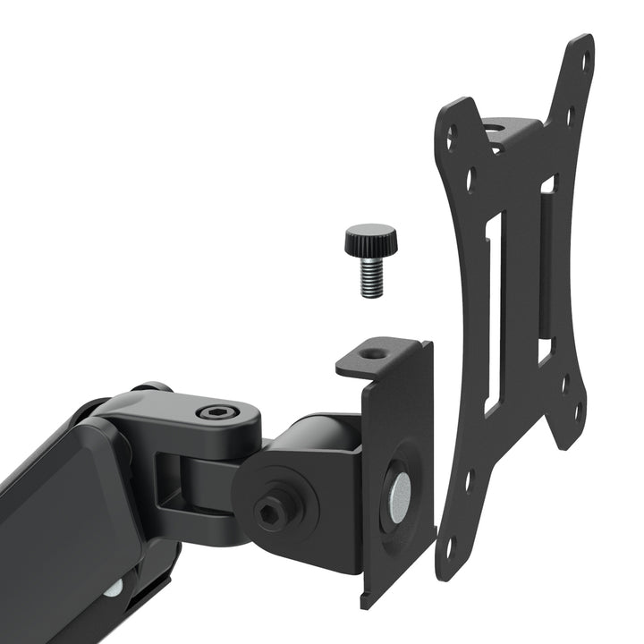 Halterung für 3 Maclean-Monitore, Gasfeder, 17"-27", 2-8kg, schwarz, MC-137