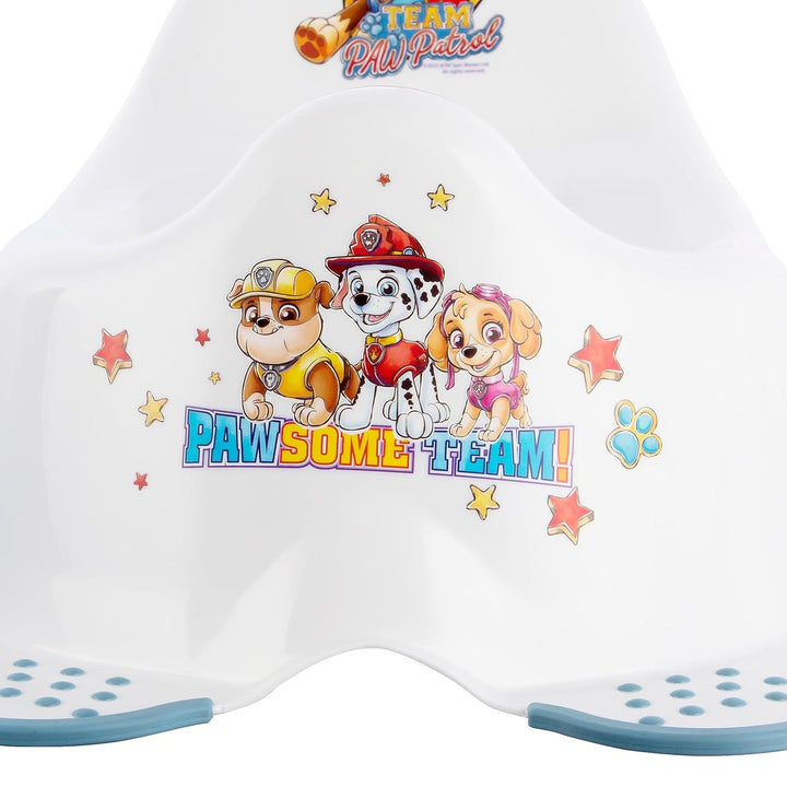 Paw Patrol Anti-Rutsch-Toilettensitzbezug - Anti-Rutsch-Töpfchen, Weiß, Max 15kg