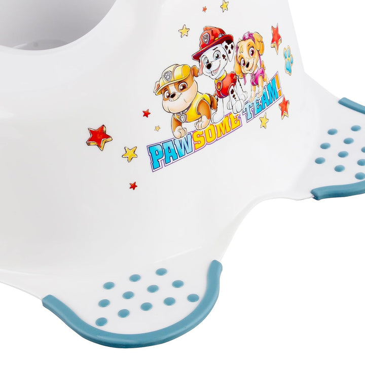 Paw Patrol Anti-Rutsch-Toilettensitzbezug - Anti-Rutsch-Töpfchen, Weiß, Max 15kg