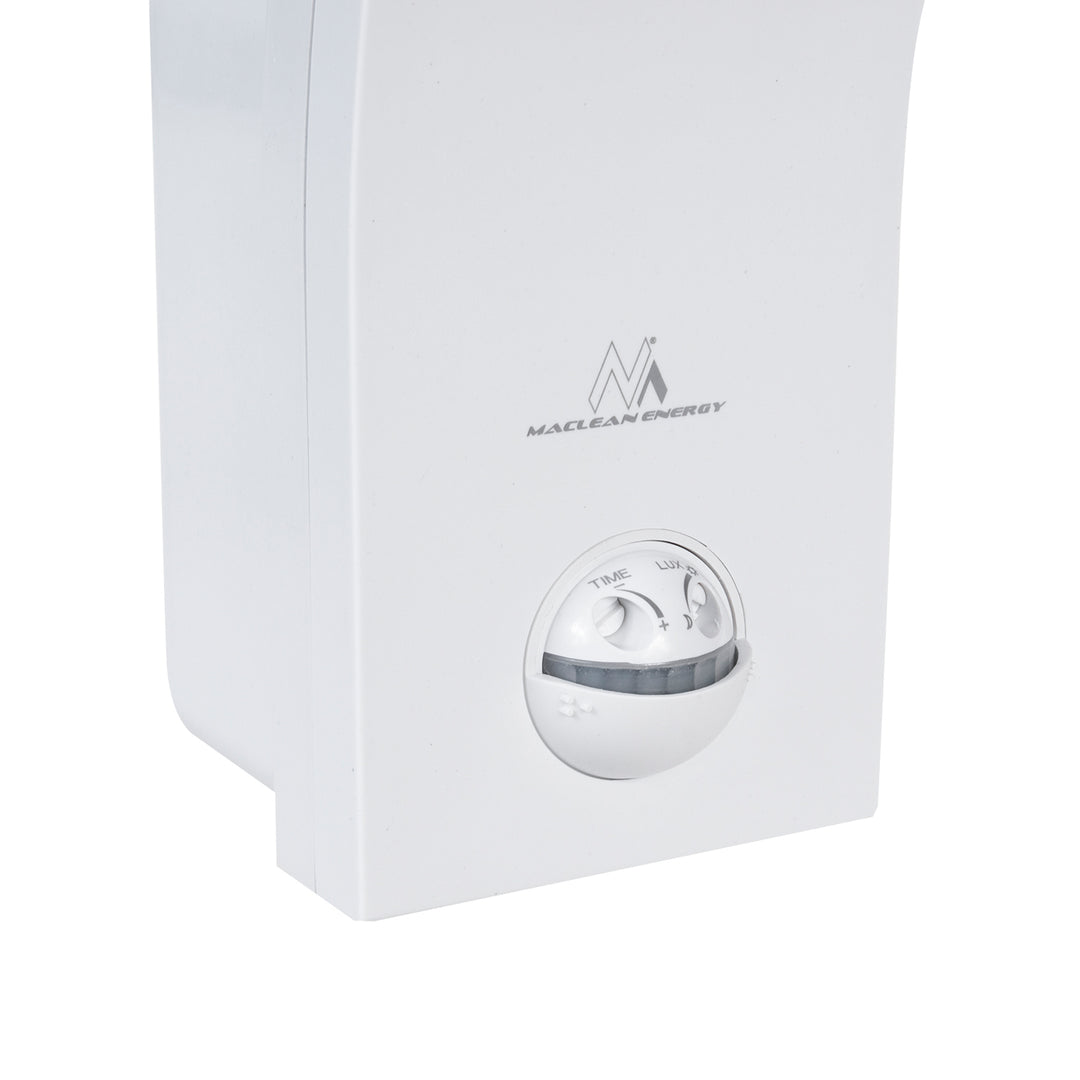 Maclean LED-Lampe mit Bewegungsmelder, PIR-Bewegungsmelder, weiß, 10W, IP54, 750lm, neutralweiß (4000K) MCE244 W