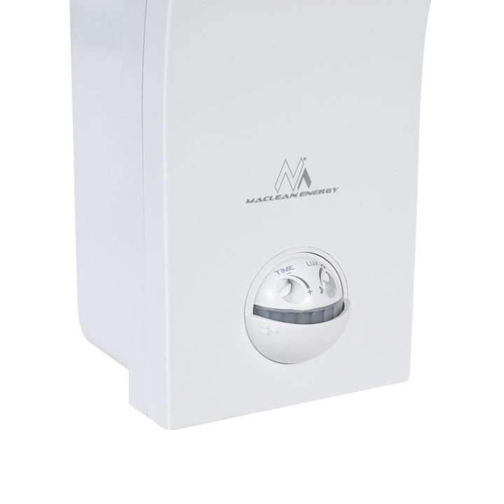 Maclean LED-Lampe mit Bewegungsmelder, PIR-Bewegungsmelder, weiß, 10W, IP54, 750lm, neutralweiß (4000K) MCE244 W