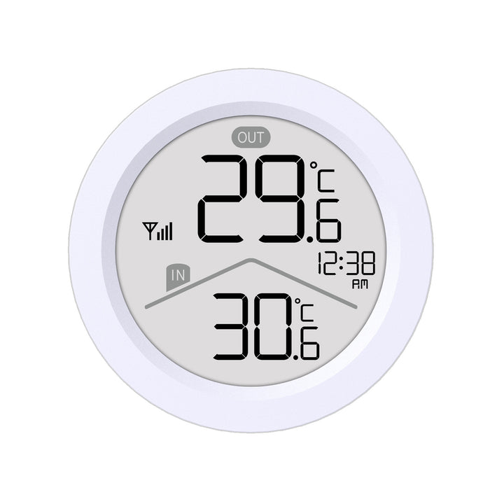 GreenBlue Funk-Wetterstation, IN/OUT-Temperatur, Uhr, wahlweise °C / °F, Reichweite bis zu 60 m, GB162