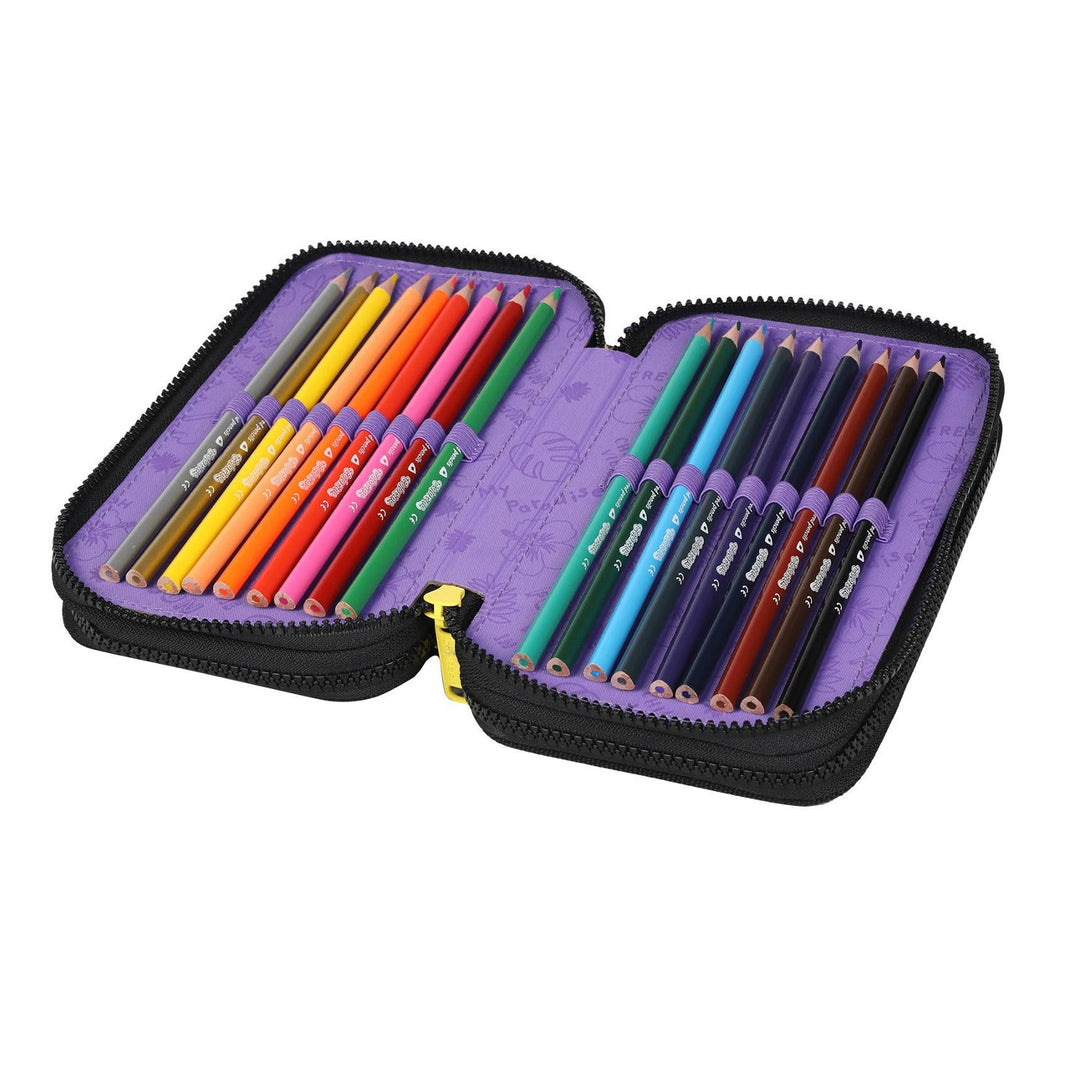CoolPack Dreifach-Federmäppchen mit Zubehör JUMPER 3 STITCH