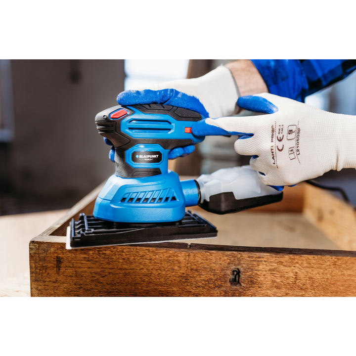 Schleifmaschine Blaupunkt, 300 W, austauschbare Schleiffüße, Oszillationsdurchmesser 1,8 mm, OS6010