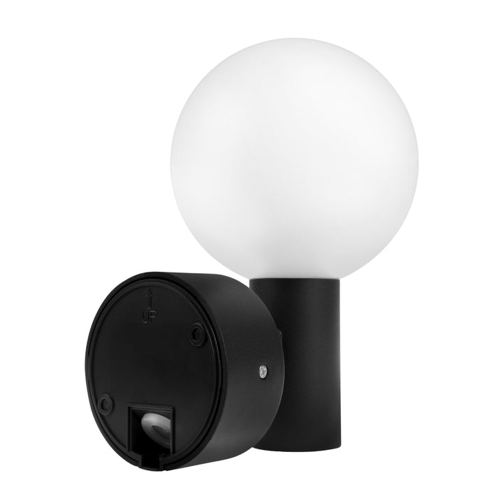 Maclean Bewegungsmelder LED-Lampe, PIR-Bewegungsmelder, schwarz, 15W, IP65, 1600lm, neutralweiß (4000K) MCE515 B, 2 Stück