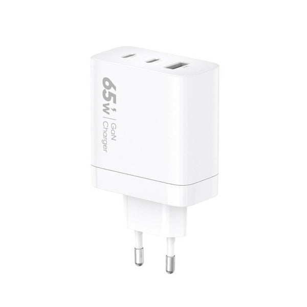 VIDVIE Netzladegerät, 3A, 65W, 2x USB-C, 1x USB, USB-C/Iphone-Kabel, PLE262