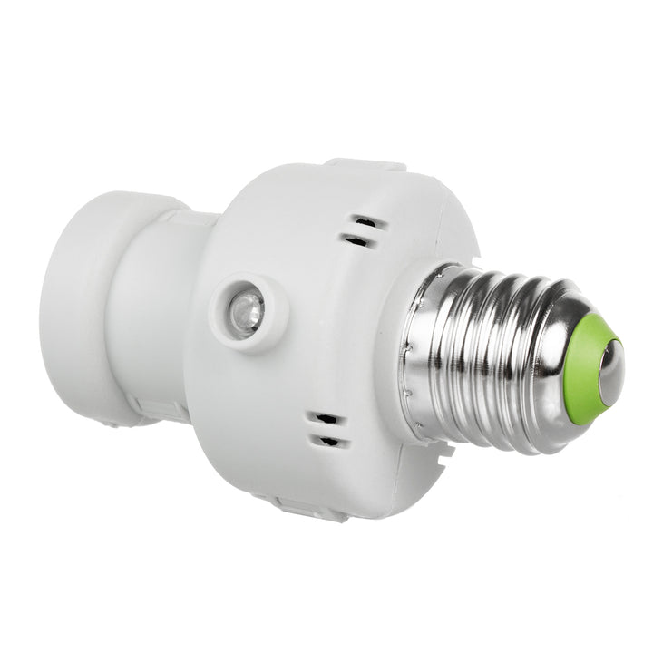 Maclean Glühbirnenfassung, E27, max. 100W, mit Dämmerungssensor, Timer, weiß, MCE21W, 4 Stück