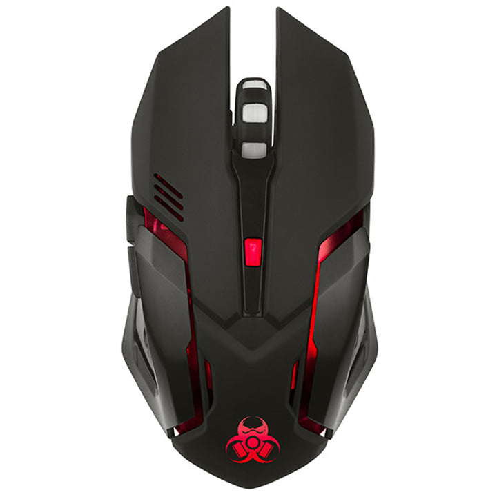 Tracer Gaming-Maus, kabellos, 500mAh Akku, 3200 DPI, Gamezone Rocky RF Nano