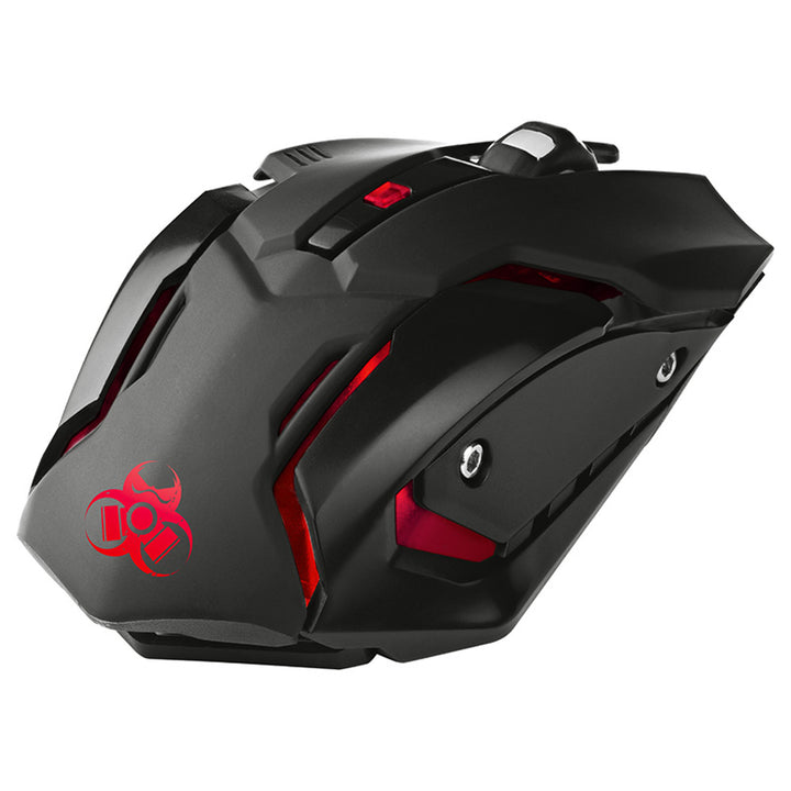 Tracer Gaming-Maus, kabellos, 500mAh Akku, 3200 DPI, Gamezone Rocky RF Nano