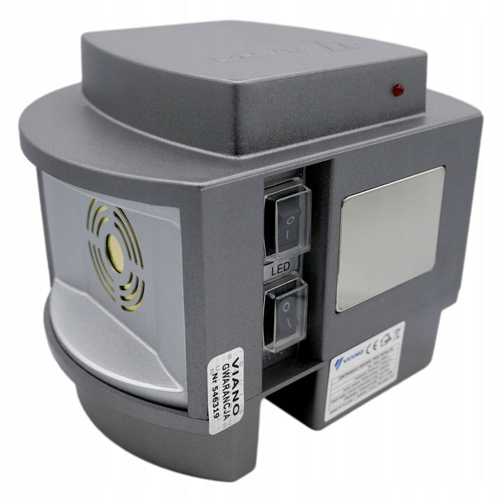 Drahtlose Nagetierabschreckung Marder Mäuse Viano, IP44, 4Ah Li-Ion Akku, LED Modus, Trio