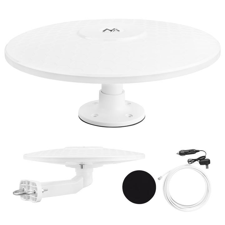 Maclean DVB-T/T2 HEVC Rundstrahl-Antenne, aktiv, Wohnmobil, 12V, MCTV-103