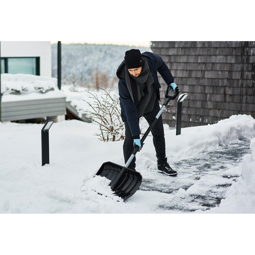 Cellfast Schneeschaufel, tiefer Kopf 150mm, Länge 144cm, Energo 40-011 + Glasschaber
