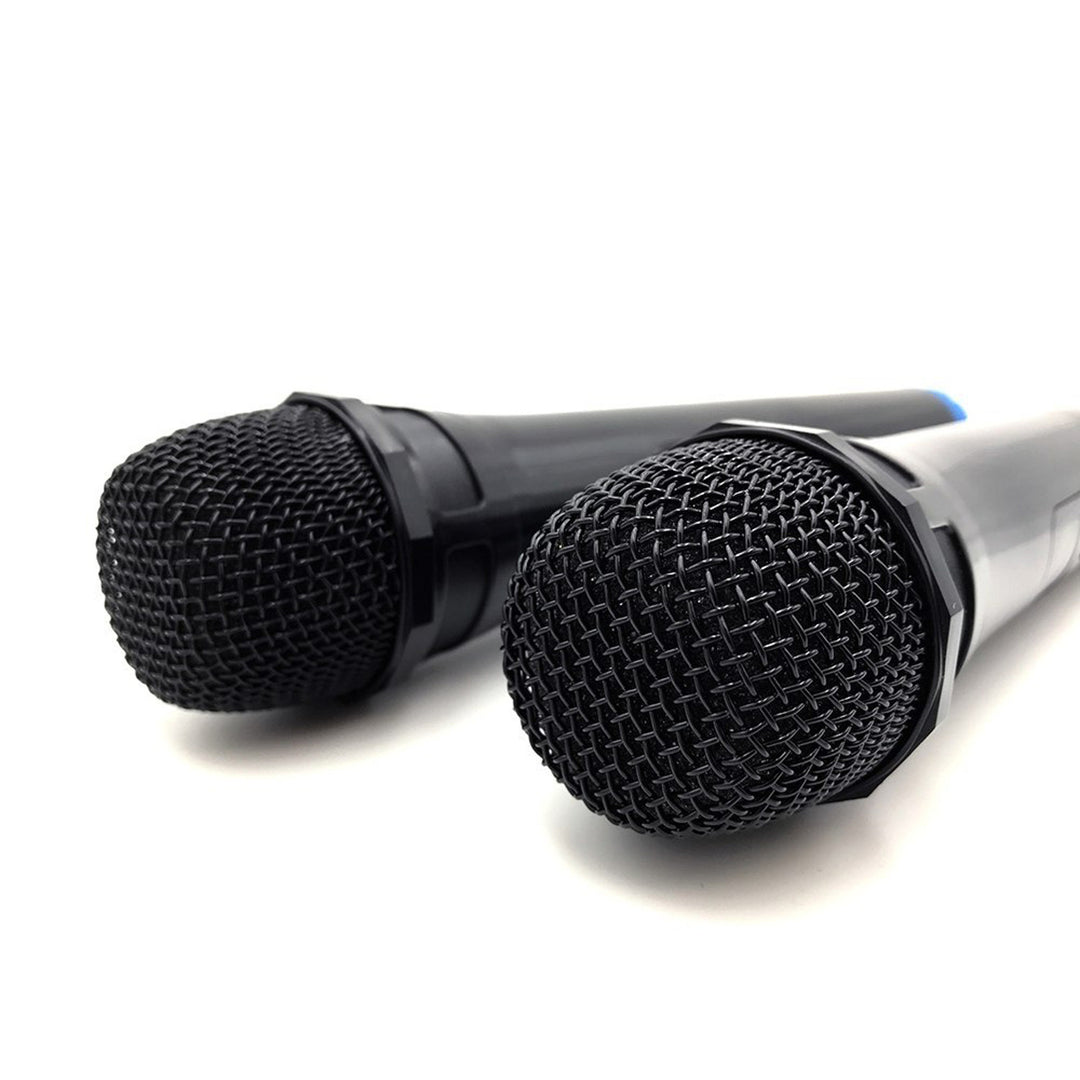 Zwei drahtlose Mikrofone mit USB-Empfänger für Lautsprecher mit Karaoke-Funktion, Mediatech MT395