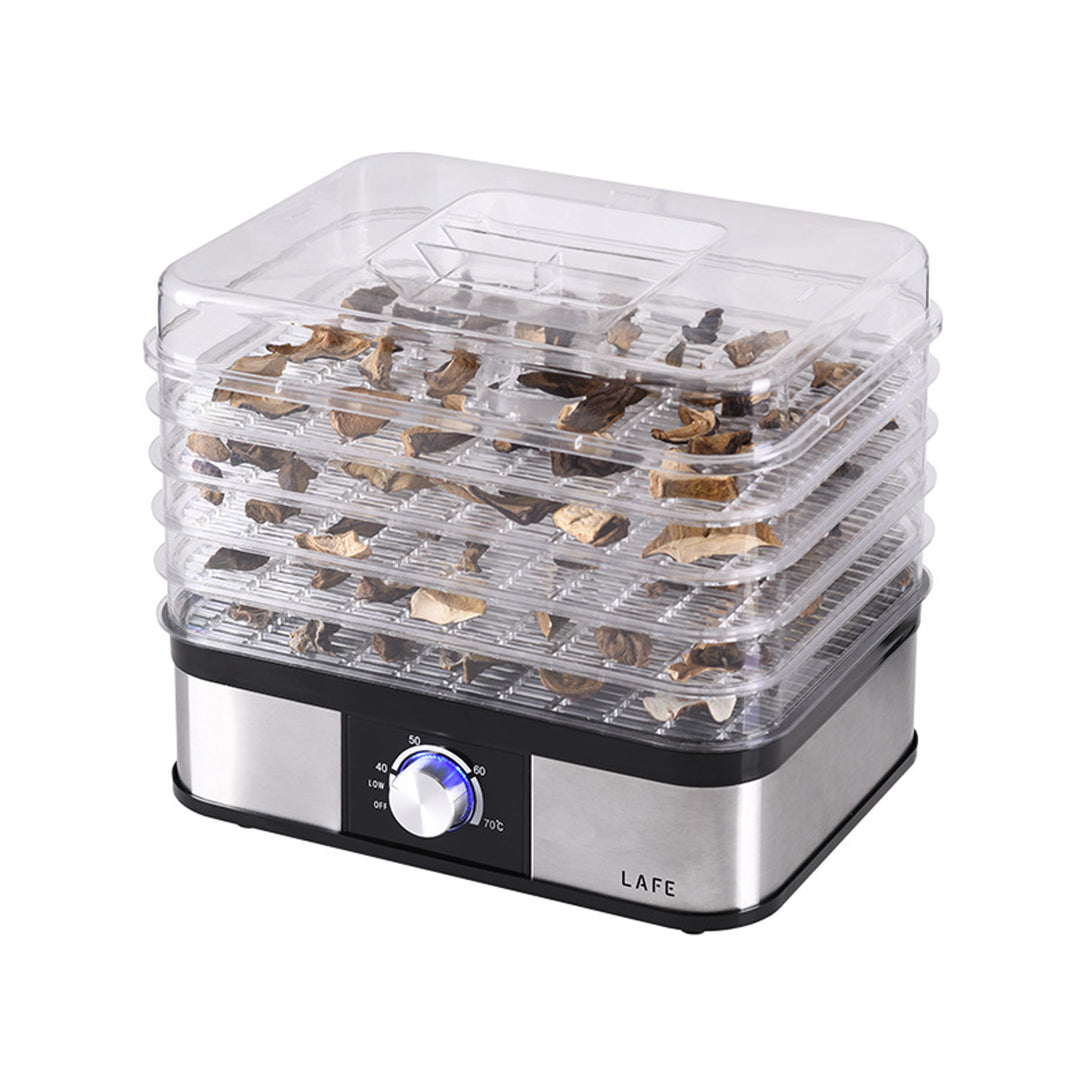 Laftrockner, für Pilze, Obst, Gemüse, 250W, 5 Siebe, Temperaturkontrolle, NutriDry
