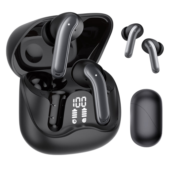 Audiocore Wireless-Kopfhörer, Hybrid-ANC, ENC, 6 Mikrofone, Ladecase, Tuya, AC591 PRO