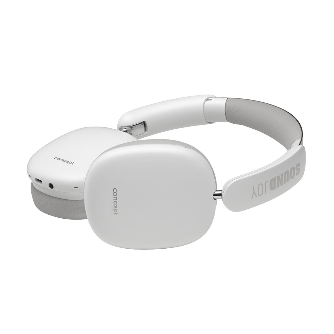 Concept SoundJoy kabellose In-Ear-Kopfhörer, bis zu 70 Stunden Wiedergabezeit, Bluetooth 5.4, Schnellladefunktion, aktive Geräuschunterdrückung bis zu 33 dB, weiß, HS4061