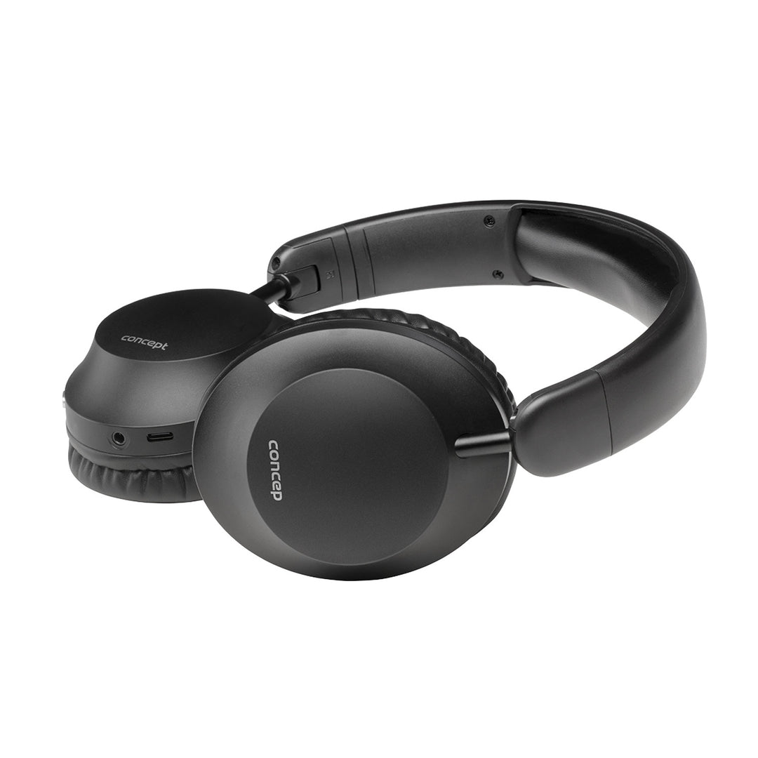 Concept SoundJoy kabellose In-Ear-Kopfhörer, bis zu 45 Stunden Wiedergabezeit, Bluetooth 6.0, Schnellladefunktion, aktive Geräuschunterdrückung bis zu 18 dB, schwarz, HS4080